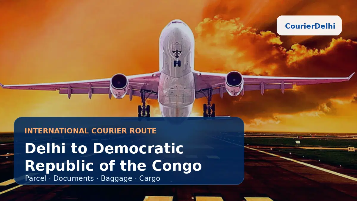 Courier service from Delhi to Democratic Republic of the Congo