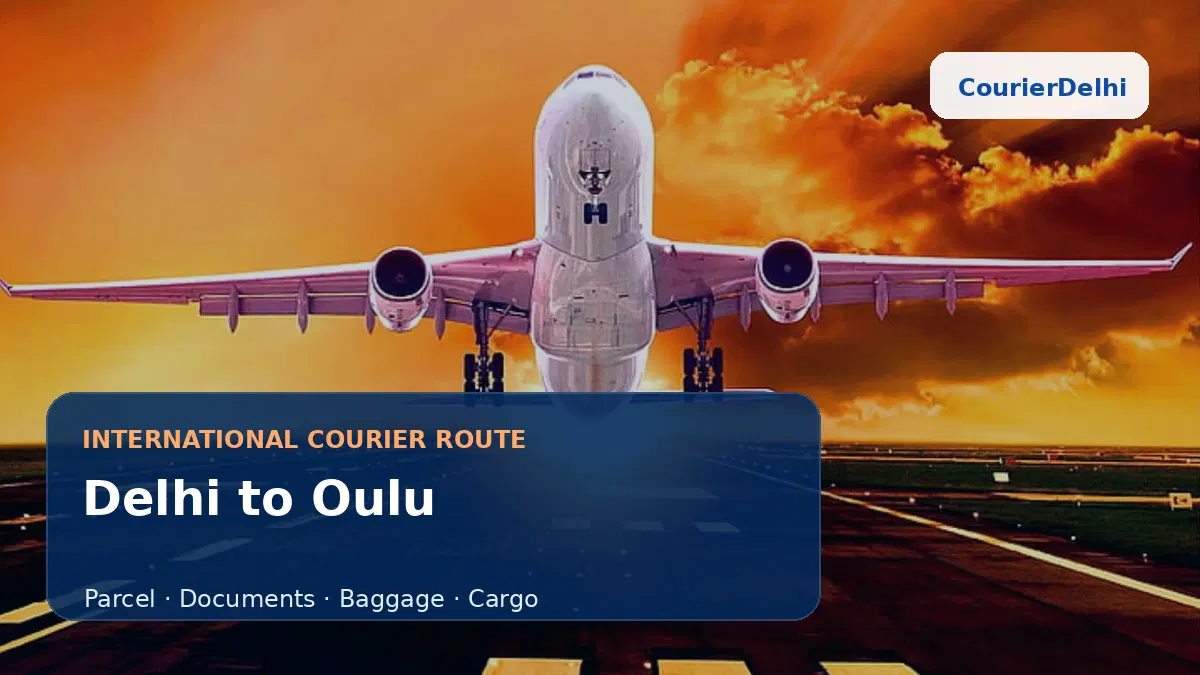 Courier service from Delhi to Oulu