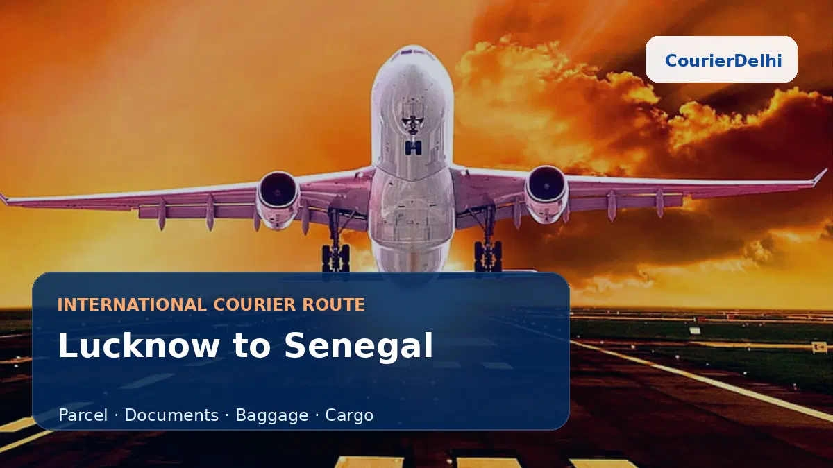 Courier service from Lucknow to Senegal